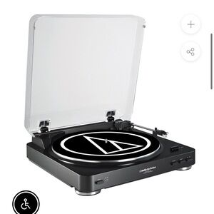 Audio technica stereo turntable at-lp60-USB